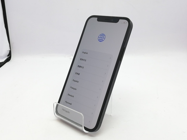 【中古】Apple docomo 【SIMロック解除済み】 iPhone 12 128GB ブラック MGHU3J/A【立川フロム中武】保証期間１ヶ月【ランクB】_1