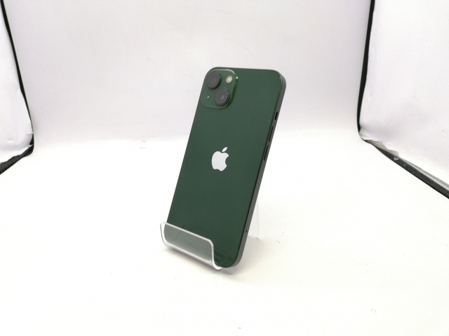 【中古】Apple au 【SIMフリー】 iPhone 13 128GB グリーン MNGG3J/A【立川フロム中武】保証期間１ヶ月【ランクB】