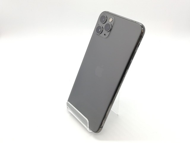 【中古】Apple au 【SIMロック解除済み】 iPhone 11 Pro Max 256GB スペースグレイ MWHJ2J/A【立川フロム中武】保証期間１ヶ月【ランクC