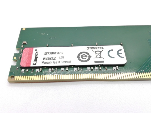 【中古】DDR4 16GB PC4-25600(DDR4-3200)【デスクトップPC用】【立川フロム中武】保証期間１週間_2