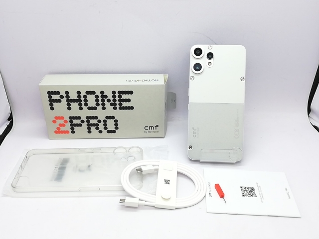 【中古】【赤ロム保証あり】NOTHING 楽天モバイル 【SIMフリー】 CMF Phone 2 Pro ホワイト 8GB 256GB【立川フロム中武】保証期間１ヶ月【ランクA】_7