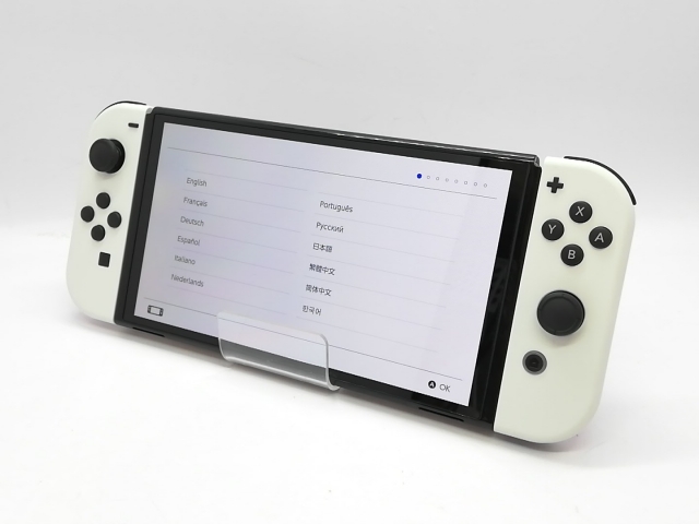中古】Nintendo Switch 本体 (有機ELモデル) HEG-S-KAAAA ホワイト