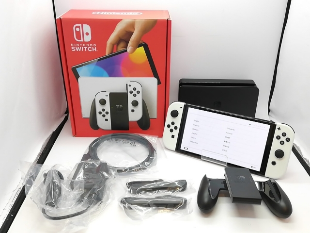 中古】Nintendo Switch 本体 (有機ELモデル) HEG-S-KAAAA ホワイト