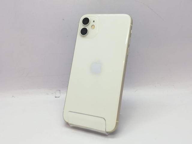 iPhone 11 128GB MWM22J/A ホワイト docomo判定◯ バッテリー最大容量