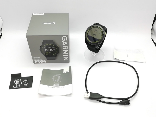 【中古】Garmin Enduro - Ti Carbon Gray DLC/Black 010-02408-31【神保町】保証期間１ヶ月【ランクB】_7
