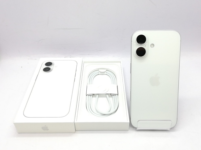 【中古】Apple 国内版 【SIMフリー】 iPhone 17 256GB ホワイト MG684J/A【川越クレアモール】保証期間１ヶ月【ランクA】_7