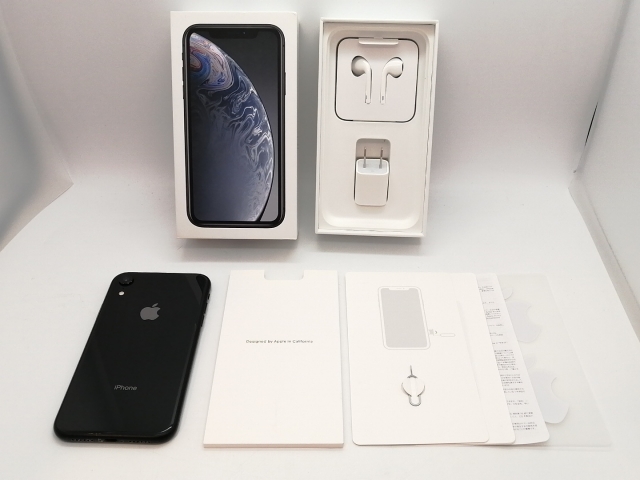 【中古】Apple au 【SIMロック解除済み】 iPhone XR 64GB ブラック MT002J/A【高崎モントレー】保証期間１ヶ月【ランクC】_9