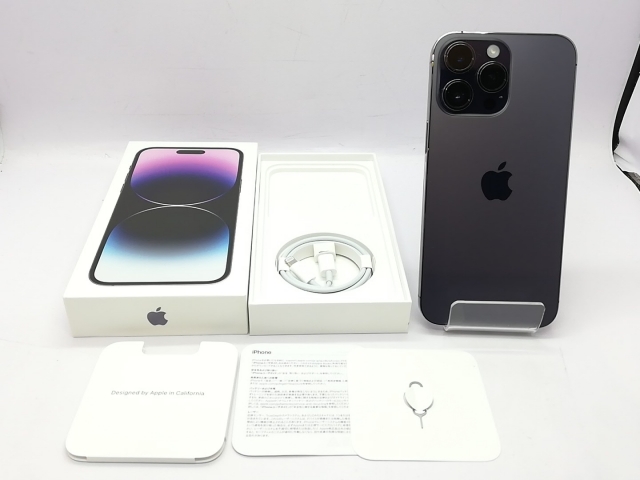 【中古】Apple docomo 【SIMフリー】 iPhone 14 Pro Max 256GB ディープパープル MQ9E3J/A【秋葉4号】保証期間１ヶ月【ランクA】_7