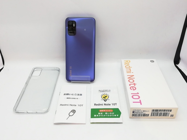 RedmiNote10T 64GB　ナイトタイムブルー Redmi Note 10T ナイトタイムブルー 64 GB Softbank（Amazon.co