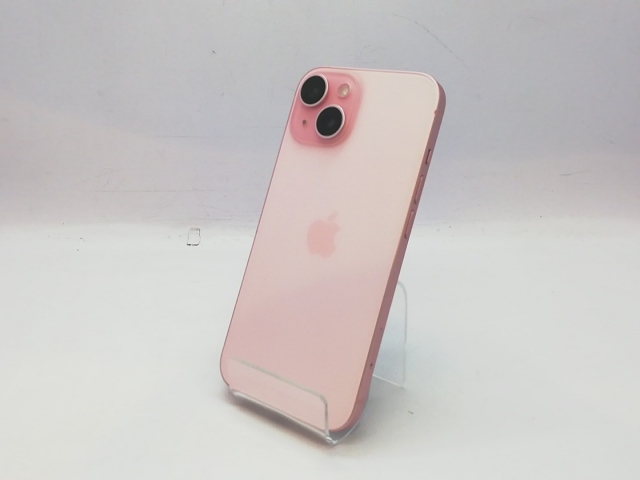 中古】Apple 国内版 【SIMフリー】 iPhone 15 128GB ピンク MTMJ3J/A 
