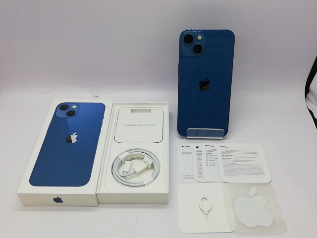 中古Apple 国内版 SIMフリー iPhone 13 128GB ブルー