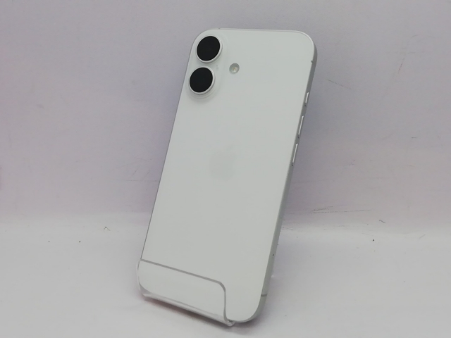 中古】Apple 国内版 【SIMフリー】 iPhone 16 128GB ホワイト MYDR3J/A 