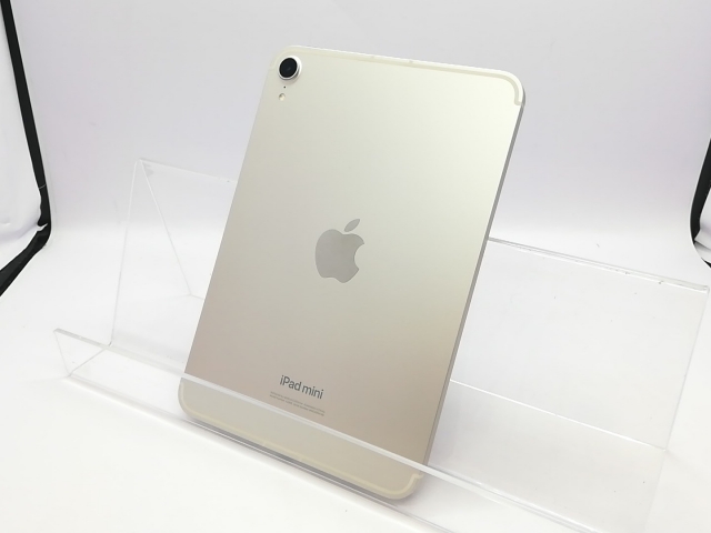 【中古】Apple 国内版 【SIMフリー】 iPad mini（A17Pro/2024） 128GB スターライト MXPQ3J/A【立川フロム中武】保証期間１ヶ月【ランクA】