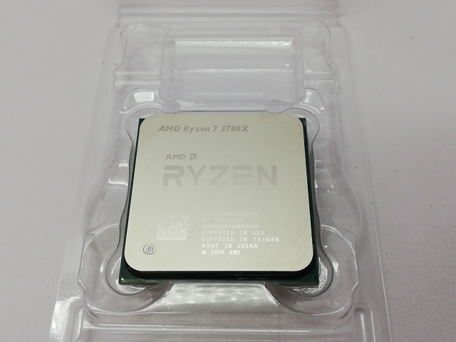 【中古】AMD Ryzen 7 3700X (3.6GHz/TC:4.4GHz) bulk AM4/8C/16T/L3 32MB/TDP 65W【立川フロム中武】保証期間１週間