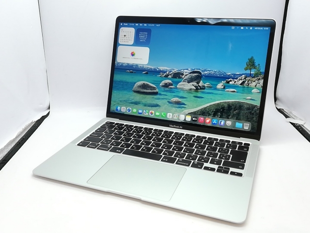 【中古】Apple MacBook Air 13インチ M1(CPU:8C/GPU:7C) 8GB/256GB シルバー MGN93J/A (M1・2020)【立川フロム中武】保証期間１ヶ月【ランクA】