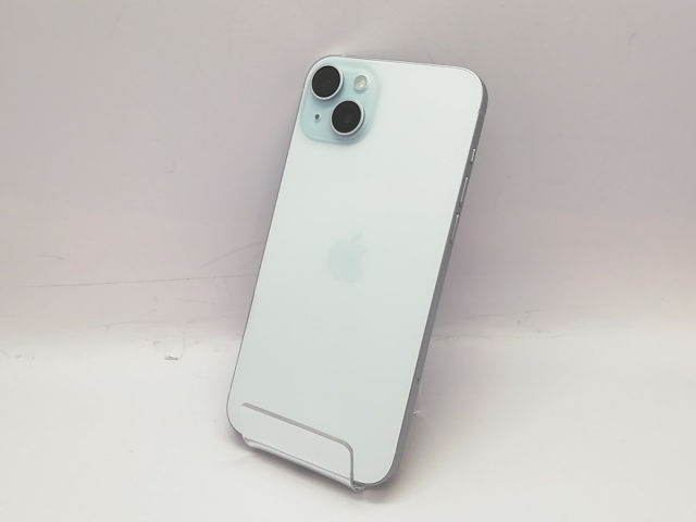 【中古】Apple 国内版 【SIMフリー】 iPhone 15 Plus 128GB ブルー MU0D3J/A【立川フロム中武】保証期間１ヶ月【ランクB】