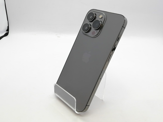 【中古】Apple au 【SIMフリー】 iPhone 13 Pro 128GB グラファイト MLUE3J/A【立川フロム中武】保証期間１ヶ月【ランクB】