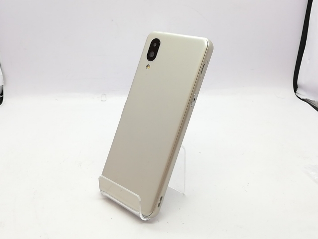 【中古】SHARP SoftBank 【SIMフリー】 シンプルスマホ6 シャンパンゴールド 4GB 64GB A201SH【立川フロム中武】保証期間１ヶ月【ランクB】