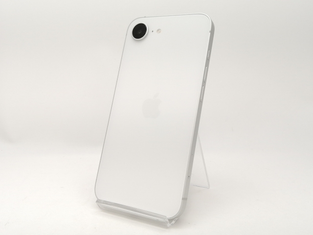 【中古】Apple 楽天モバイル 【SIMフリー】 iPhone 16e 128GB ホワイト MD1R4J/A【立川フロム中武】保証期間１ヶ月【ランクA】