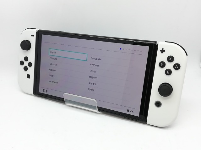 【中古】Nintendo Switch 本体 (有機ELモデル) HEG-S-KAAAA ホワイト【神戸】保証期間１ヶ月【ランクA】