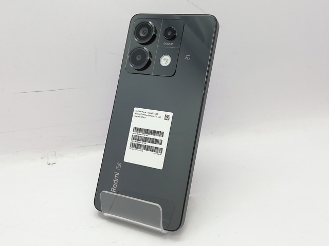 【中古】Xiaomi au 【SIMフリー】 Redmi Note 13 Pro 5G ミッドナイトブラック 8GB 256GB XIG05【立川フロム中武】保証期間１ヶ月【ランクA】