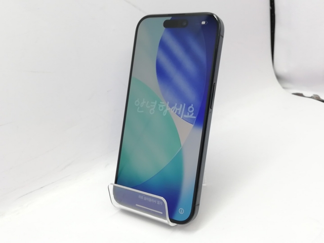 【中古】Apple 国内版 【SIMフリー】 iPhone 15 Pro 128GB ブルーチタニウム MTUA3J/A【立川フロム中武】保証期間１ヶ月【ランクB】_1