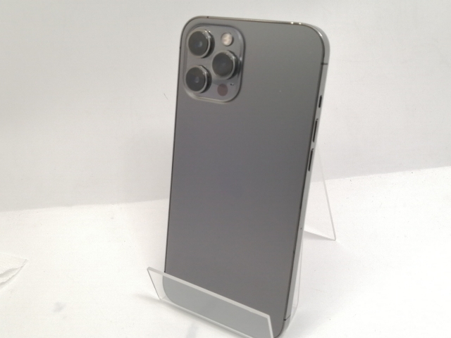 【中古】Apple SoftBank 【SIMロック解除済み】 iPhone 12 Pro Max 128GB グラファイト MGCU3J/A【宇田川】保証期間１ヶ月【ランクC】