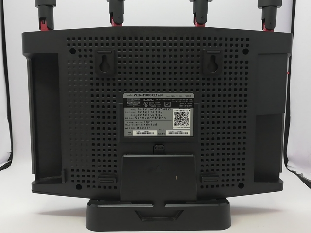 中古】BUFFALO AirStation WXR-11000XE12/N Wi-Fi6E(11ax)対応無線LAN