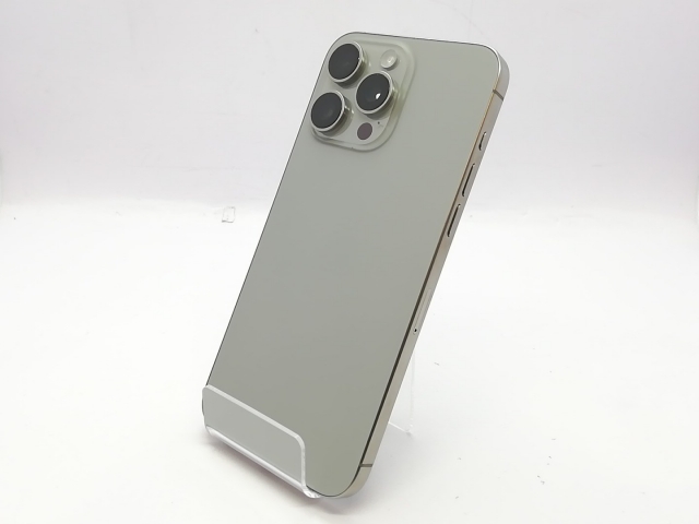 【中古】Apple au 【SIMフリー】 iPhone 15 Pro Max 256GB ナチュラルチタニウム MU6R3J/A【立川フロム中武】保証期間１ヶ月【ランクA】