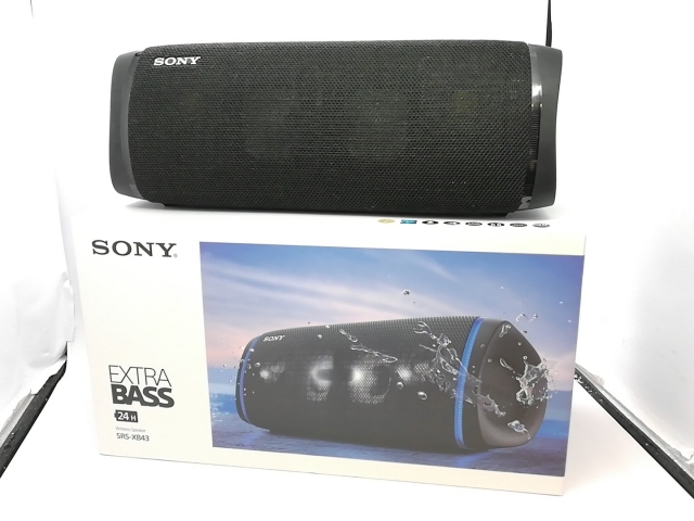 【中古】SONY SRS-XB43 (B) [ブラック]【立川フロム中武】保証期間１週間【ランクA】
