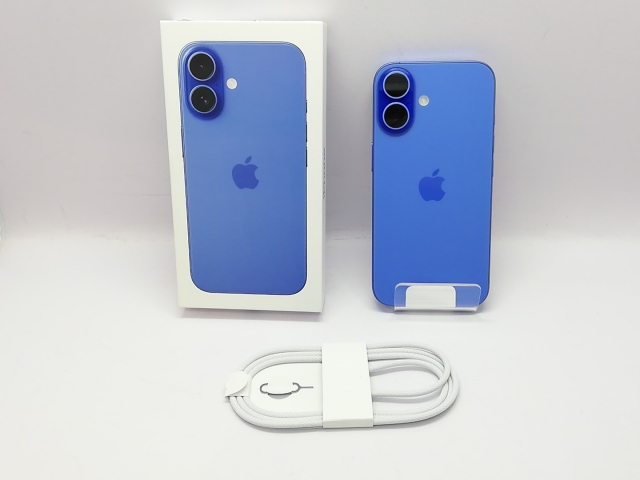未使用】Apple 国内版 【SIMフリー】 iPhone 16 128GB ウルトラマリン