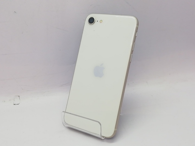 【中古】Apple docomo 【SIMフリー】 iPhone SE（第3世代） 64GB スターライト MMYD3J/A【立川フロム中武】保証期間１ヶ月【ランクA】