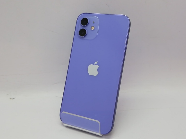 中古♪iPhone12 64GB SIMロック解除済み パープル ムスビー｜中古品 iPhone 12 mini 64GB パープル SIMロック解除済み