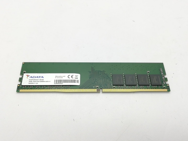 【中古】DDR4 16GB PC4-25600(DDR4-3200)【デスクトップPC用】【立川フロム中武】保証期間１週間