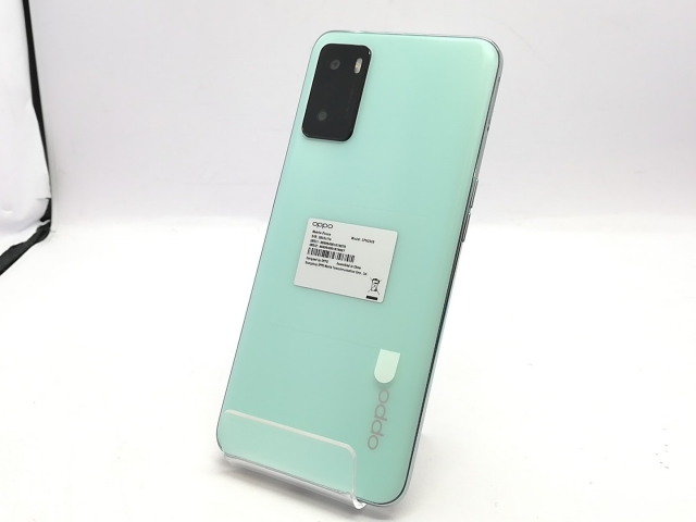 【中古】Oppo 国内版 【SIMフリー】 OPPO A55s 5G グリーン 4GB 64GB CPH2309【吉祥寺】保証期間１ヶ月【ランクA】