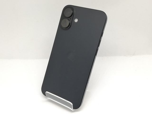 【中古】Apple 国内版 【SIMフリー】 iPhone 16 Plus 256GB ブラック MXVG3J/A【宇田川】保証期間１ヶ月【ランクB】
