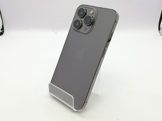 【中古】Apple au 【SIMフリー】 iPhone 13 Pro 128GB グラファイト MLUE3J/A【立川フロム中武】保証期間１ヶ月【ランクB】