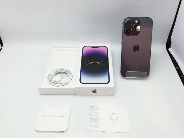 【中古】Apple 国内版 【SIMフリー】 iPhone 14 Pro 256GB ディープパープル MQ1E3J/A【高崎モントレー】保証期間1ヶ月【ランクB】の通販は 【中古】Apple 国内版 【SIMフリー】 iPhone 14 Pro 256GB ディープパープル MQ1E3J/A【高崎モントレー】保証期間1ヶ月【ランクB】の通販は