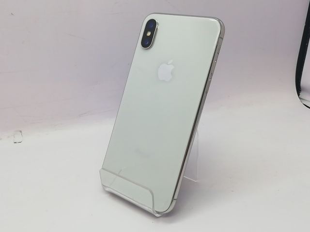 SIMフリー iPhone X シルバー 64GB MQAY2J/A バッテリー最大容量84