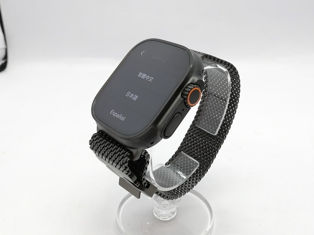 【中古】Apple Apple Watch Ultra3 49mm Cellular ブラックチタニウムケース/ブラックチタニウムミラネーゼループS MF1N4J/A【立川フロム中武】保証期間１ヶ月【ランクA】