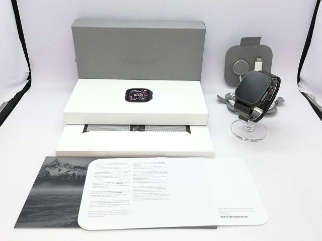 【中古】Apple Apple Watch Ultra3 49mm Cellular ブラックチタニウムケース/ブラックチタニウムミラネーゼループS MF1N4J/A【立川フロム中武】保証期間１ヶ月【ランクA】_5