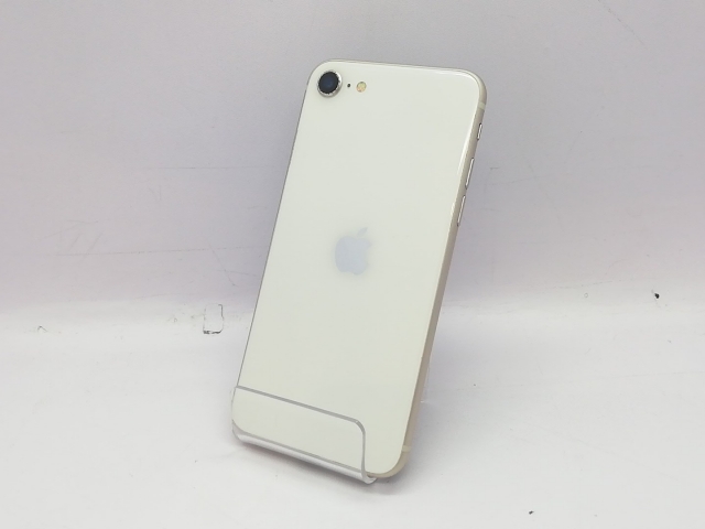 【中古】Apple SoftBank 【SIMフリー】 iPhone SE（第3世代） 64GB スターライト MMYD3J/A【立川フロム中武】保証期間１ヶ月【ランクB】