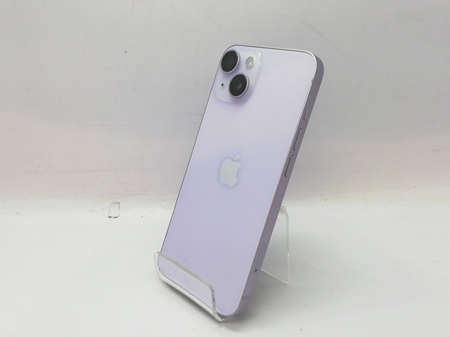 【中古】Apple 国内版 【SIMフリー】 iPhone 14 128GB パープル MPUY3J/A【イオンモール新利府】保証期間１ヶ月【ランクB】