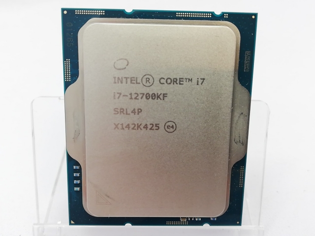Corei7 12700KF 直前までは動作 Intel CPU Core i7 12700KF 動作確認済