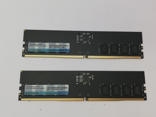 ヴァンガードGRカードのみ 中古】DDR5 16GB 2枚組（合計32GB） DDR5-5600(PC5-44800