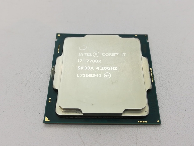 中古】Intel Core i7-7700K (4.2GHz/TB:4.5GHz) bulk LGA1151/4C/8T/L3