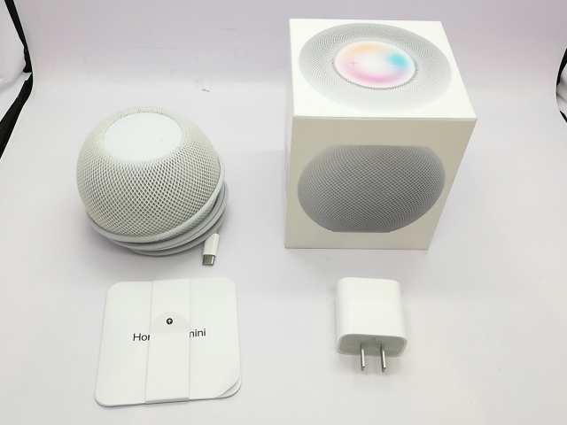 中古】Apple HomePod mini ホワイト MY5H2J/A【立川フロム中武】保証