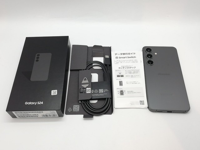 【中古】SAMSUNG docomo 【SIMフリー】 Galaxy S24 オニキスブラック 8GB 256GB SC-51E【立川フロム中武】保証期間１ヶ月【ランクA】