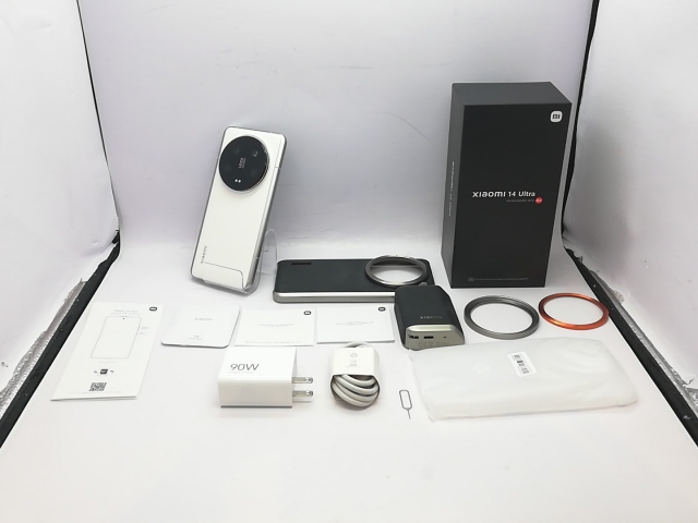 【中古】Xiaomi 国内版 【SIMフリー】 Xiaomi 14 Ultra （フォトグラフィーキット付き） ホワイト 16GB 512GB【立川フロム中武】保証期間１ヶ月【ランクA】_7