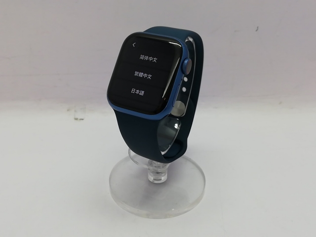【中古】Apple Apple Watch Series7 41mm Cellular ブルーアルミ/スポーツバンド アビスブルー【立川フロム中武】保証期間１ヶ月【ランクB】